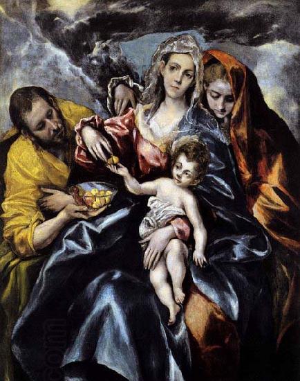 El Greco The Holy Family with St Mary Magdalen China oil painting art